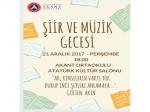 ŞİİR DİNLETİSİNE DAVETLİSİNİZ